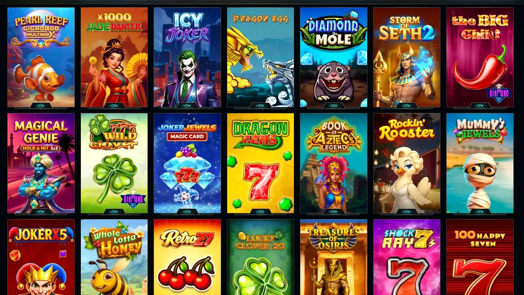 Игровой интерфейс онлайн казино 7к